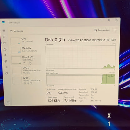 Asus ROG Flow X16 GV601V 16" i9-13900H 2.6GHz 32GB RAM 1TB SSD GeForce RTX 4060
