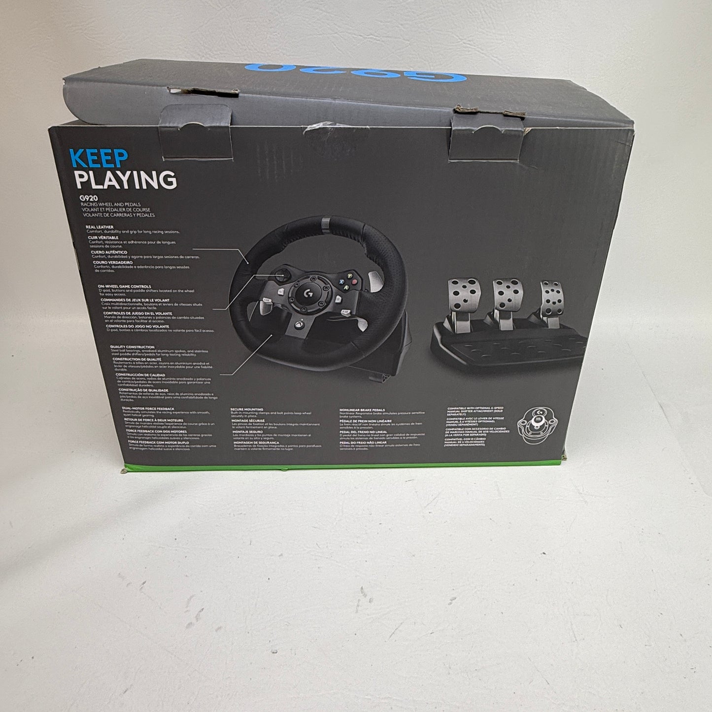Logitech G920 Driving Force Racing Wheel & Pedals for Xbox Series X|S Xbox One 