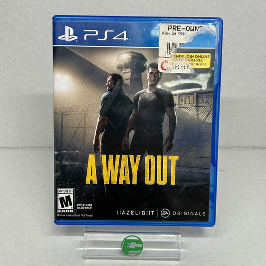 A Way Out (Sony PlayStation 4 PS4, 2018)