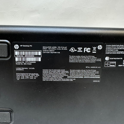 HP M01-F3xxx 9026OPD Ryzen 5 5600G 3.90GHz 12GB RAM 512GB SSD