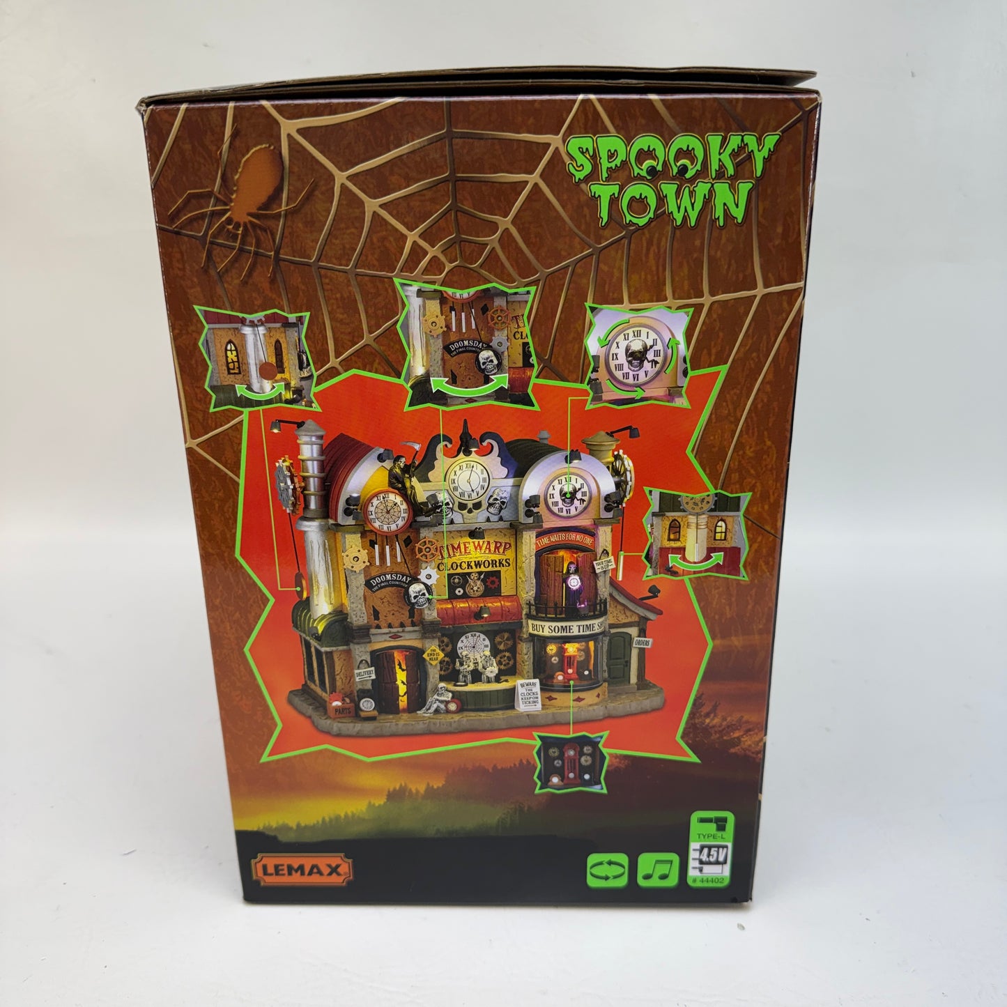New Lemax Spooky Town  Timewarp Clockworks 65513