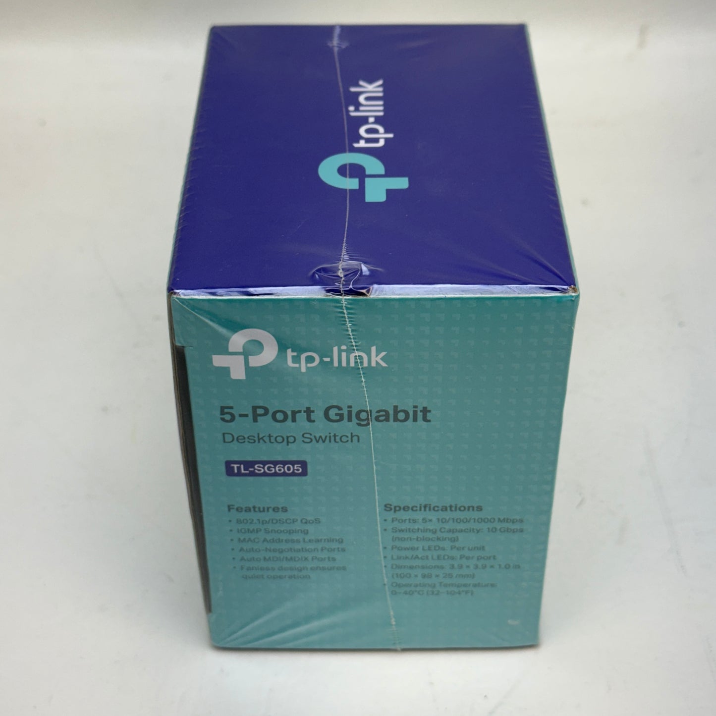 New  TP-Link TL-SG605 5-Port 10/100/1000Mbps Ethernet Network Switch Plug & Play