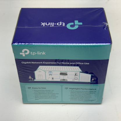New  TP-Link TL-SG605 5-Port 10/100/1000Mbps Ethernet Network Switch Plug & Play