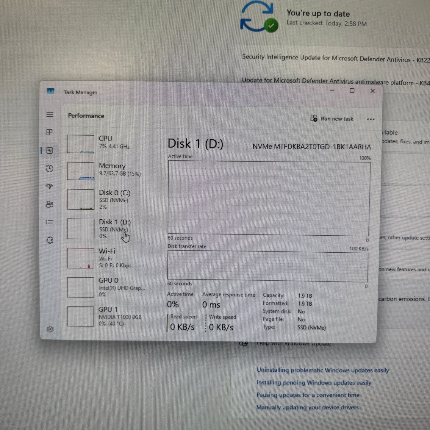 HP Z2 G9 AOCIQ3N i9-14900K 3.20GHz 64GB RAM 512GB SSD NVIDIA T1000