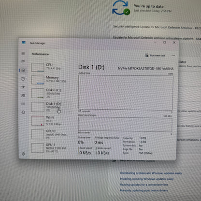 HP Z2 G9 AOCIQ3N i9-14900K 3.20GHz 64GB RAM 512GB SSD NVIDIA T1000