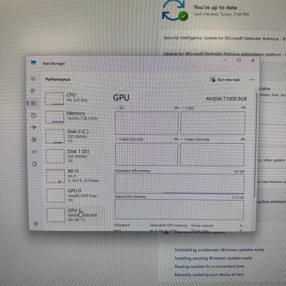 HP Z2 G9 AOCIQ3N i9-14900K 3.20GHz 64GB RAM 512GB SSD NVIDIA T1000