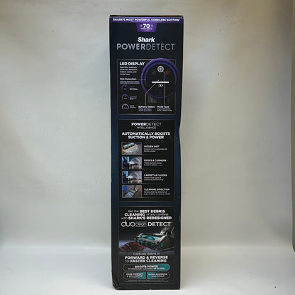 New Shark PowerDetect Cordless Stick Vacuum  Bagless Cordless Purple/Black