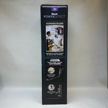 New Shark PowerDetect Cordless Stick Vacuum  Bagless Cordless Purple/Black