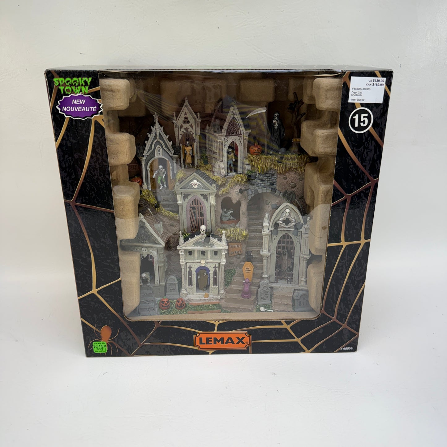 New Lemax Spooky Town Crypt City 65509