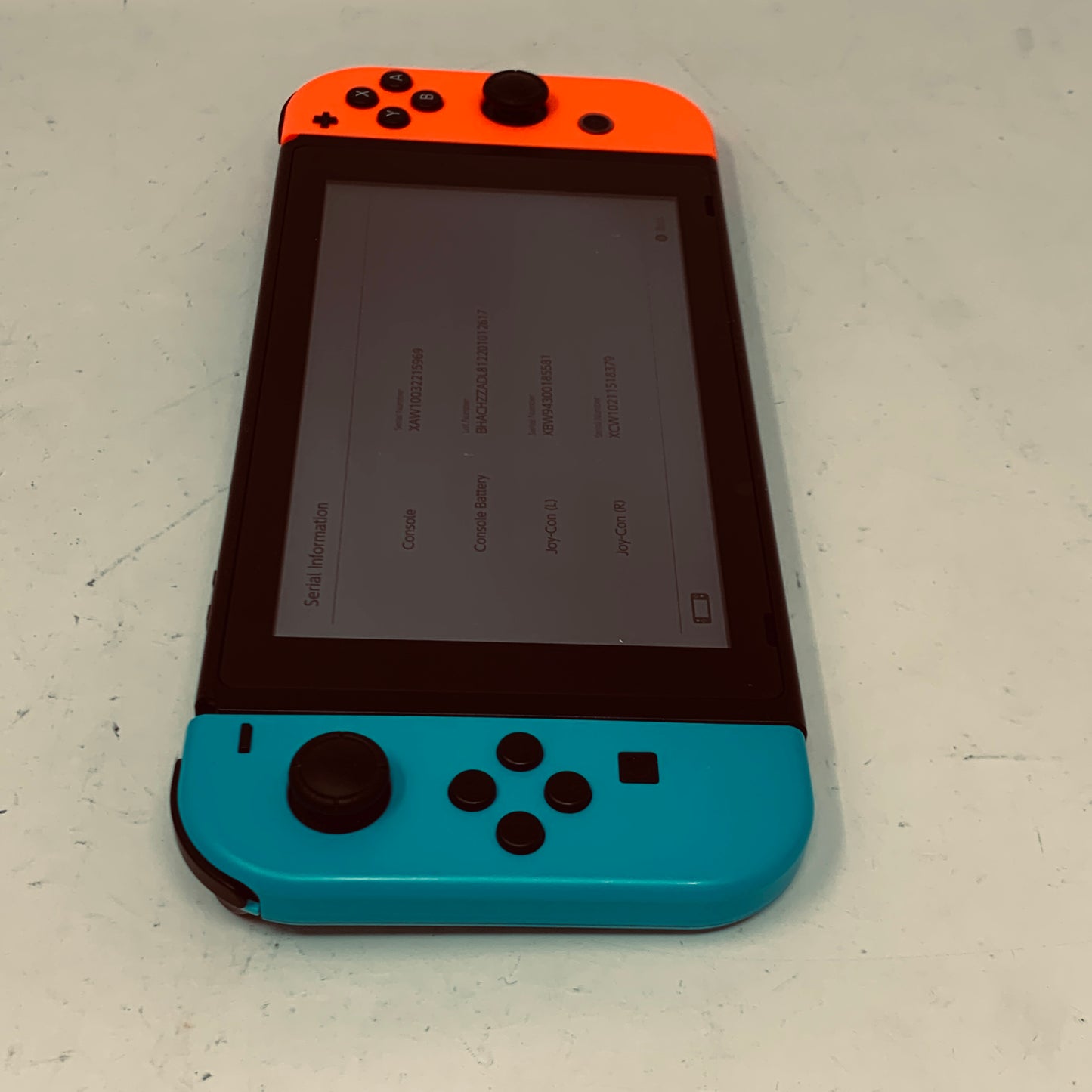 Nintendo Switch v1 Console Gaming System Only HAC-001 Red/Blue