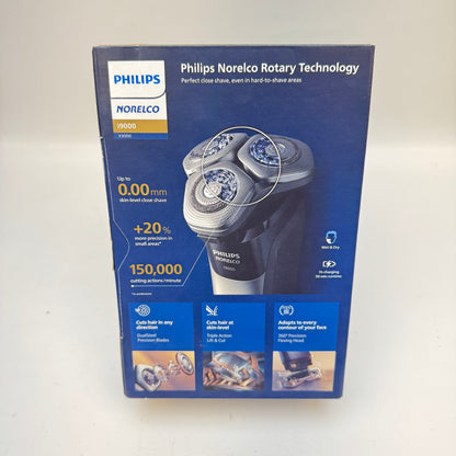 New Philips Norelco i9000 Wet & Dry Electric Shaver X9001/81