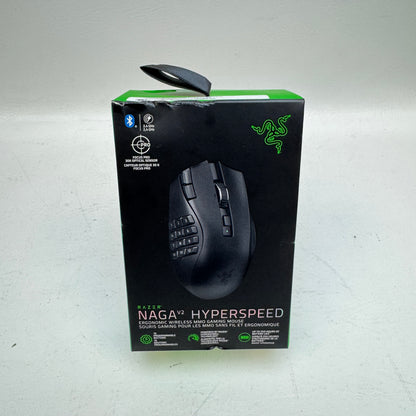 New Razer NAGA V2 Hyperspeed HyperSpeed Wireless Gaming Mouse RZ01-03600100-R3U1