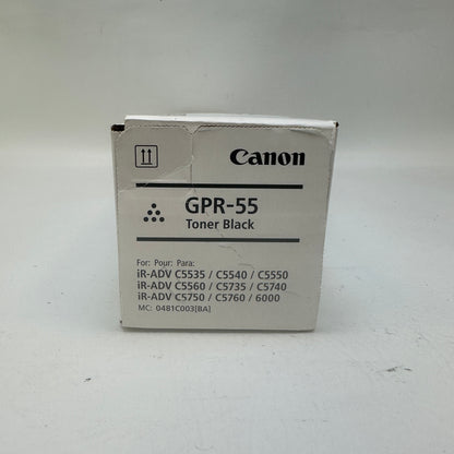New Canon GPR-55 Black Toner Cartridge