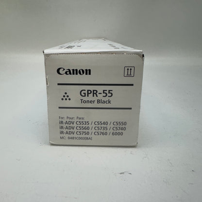 New Canon GPR-55 Black Toner Cartridge