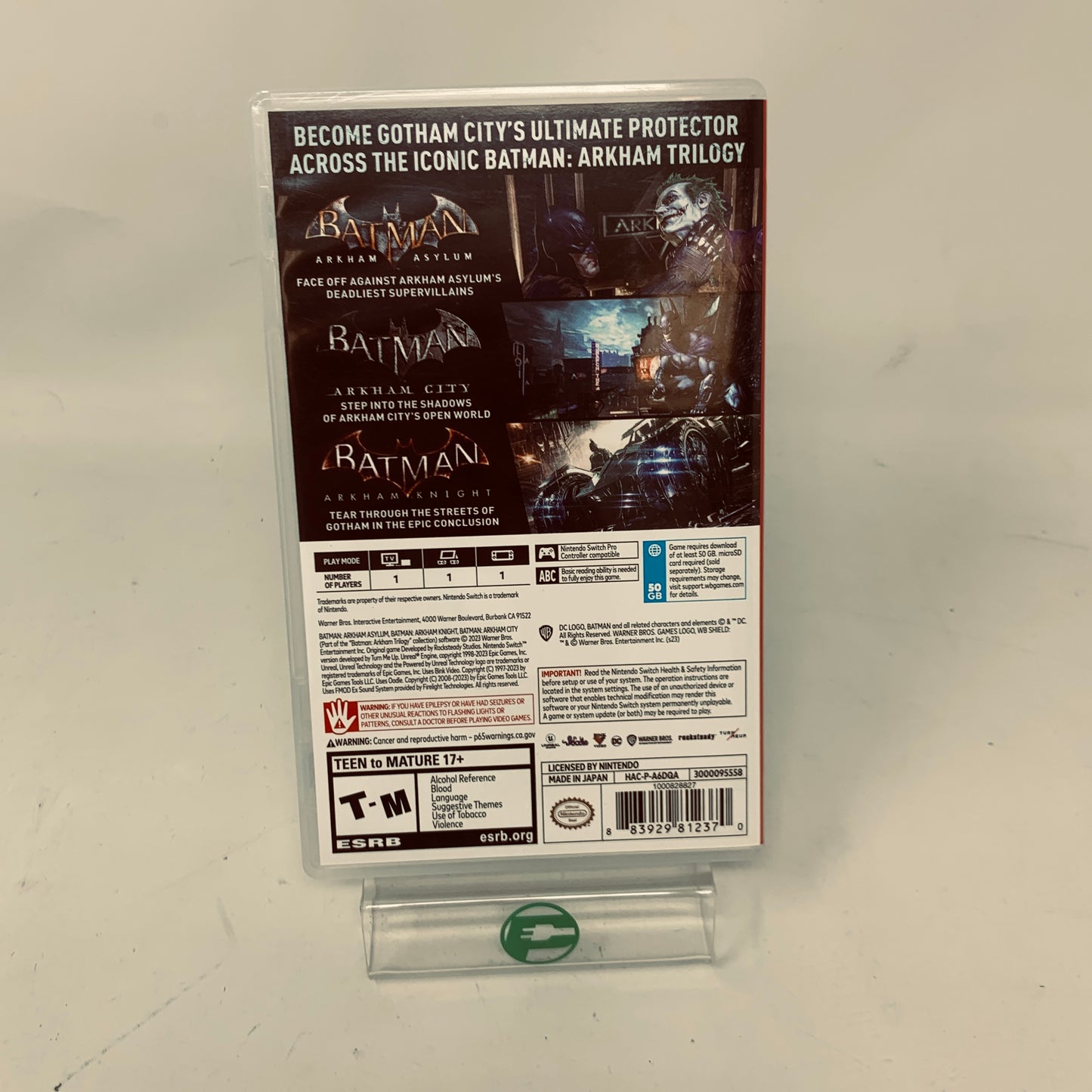 Batman: Arkham Trilogy (Nintendo Switch, 2023)