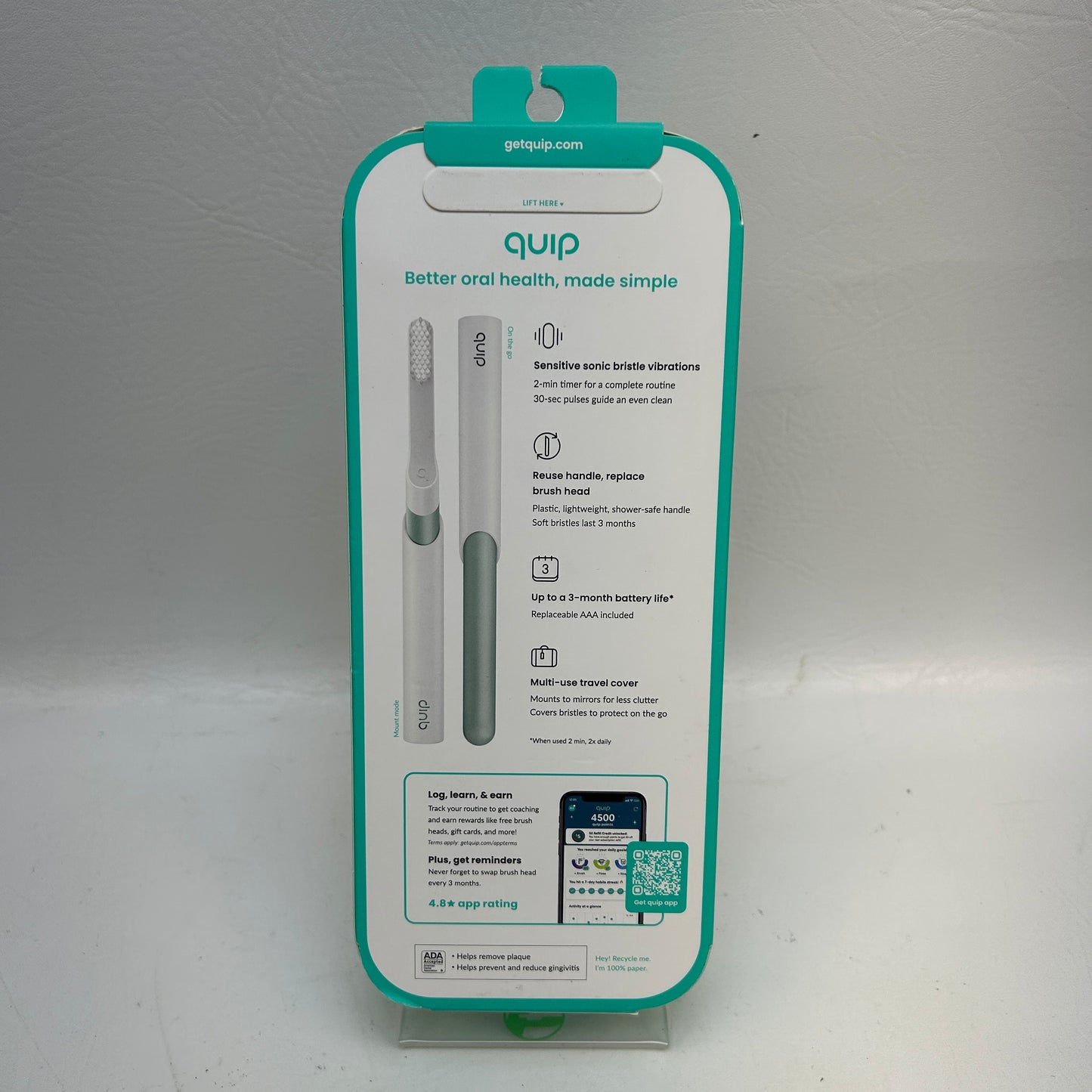 New Quip Sonic Toothbrush Electric Toothbrush 89372177