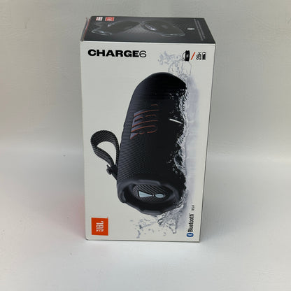 New JBL Charge 6 Portable Wireless Bluetooth Speaker Black BLCHARGE6BLKAM