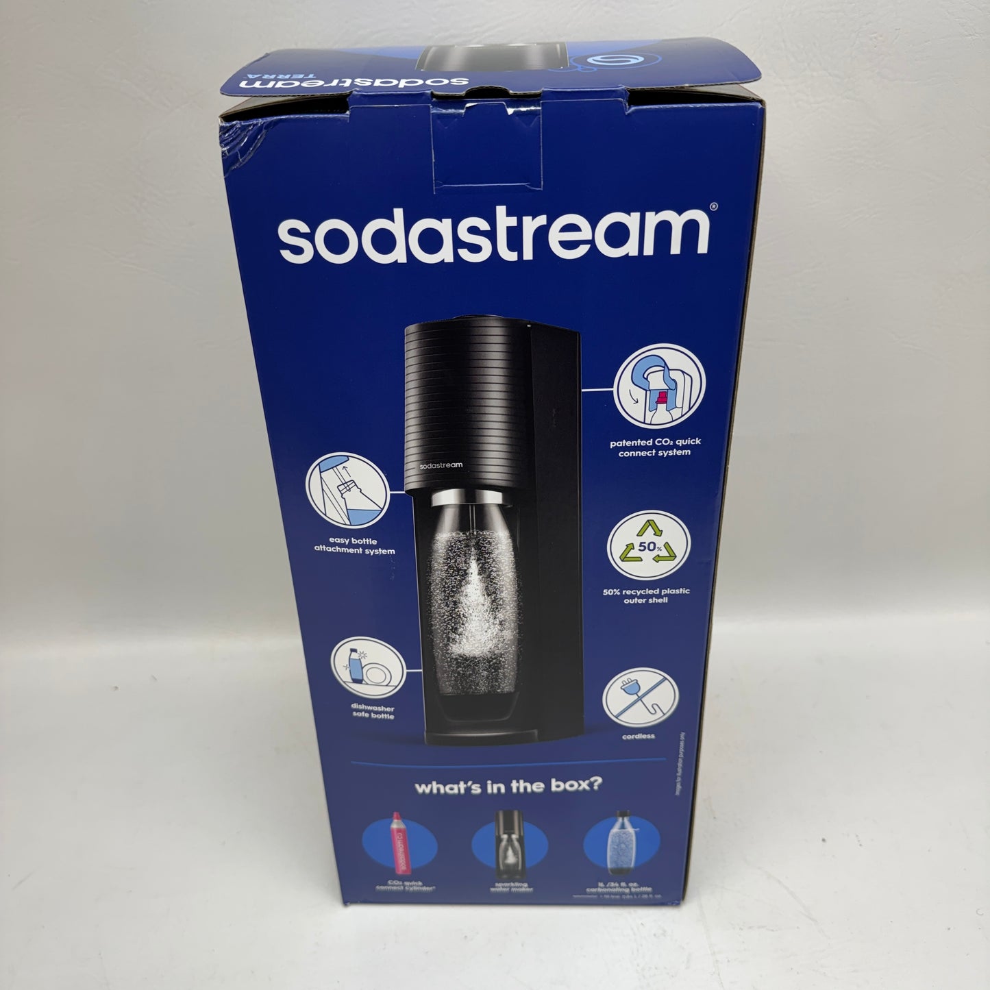 New SodaStream Terra Sparkling Water Maker 1012811017