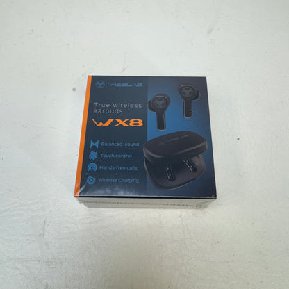 New Treblab WX8 True Wireless Earbuds Black