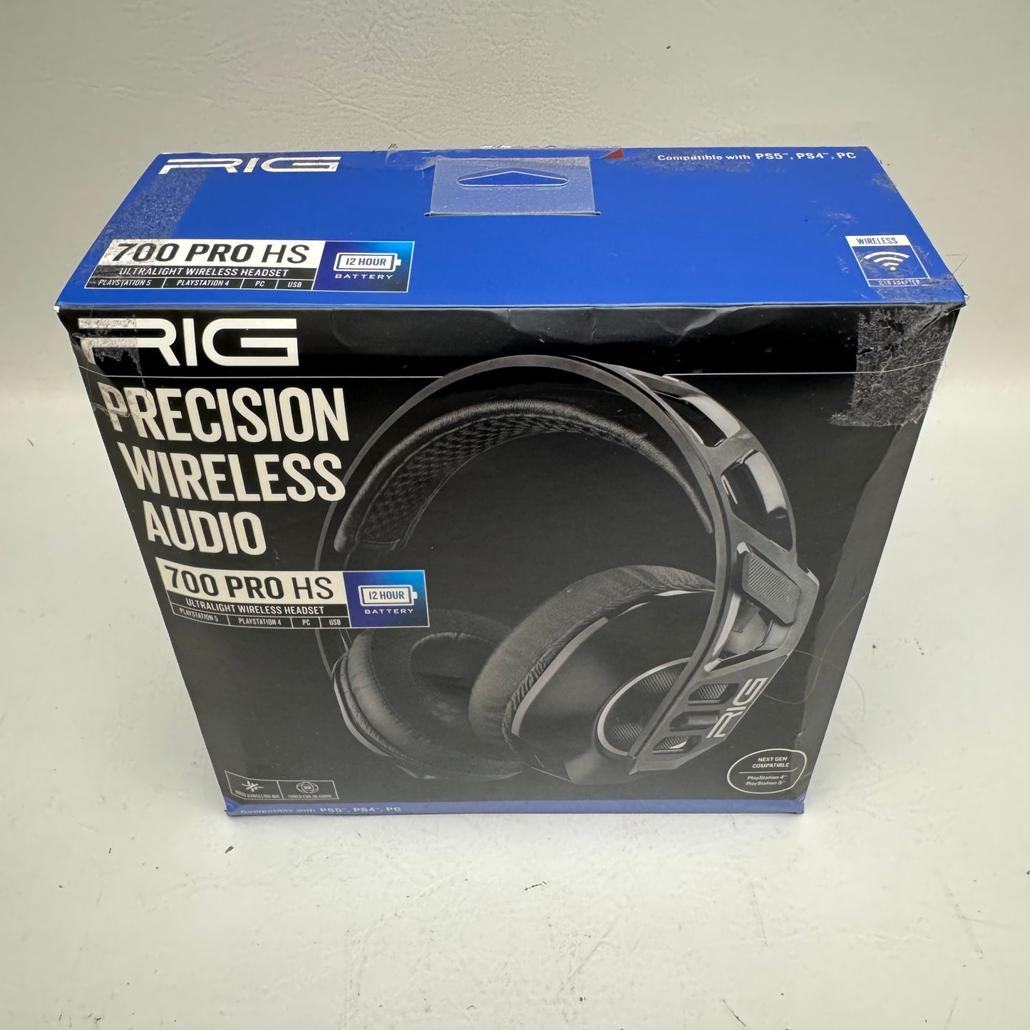 RIG 700 PRO HS Wireless Gaming Headset for PS5 PS4 PC Ultra Lightweight Black