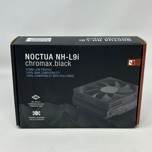 New Noctua NH-L9i chromax.black NH-L9I CH.BK Low Profile CPU Cooler SFF Mini ITX