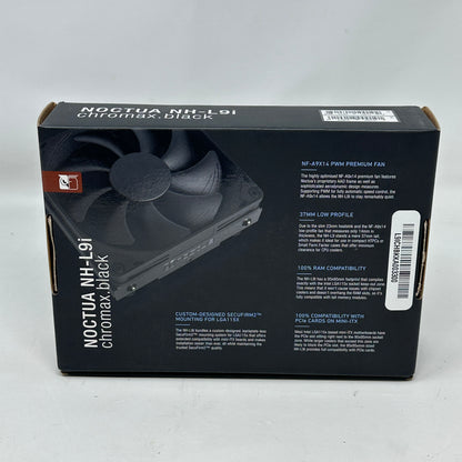 New Noctua NH-L9i chromax.black NH-L9I CH.BK Low Profile CPU Cooler SFF Mini ITX