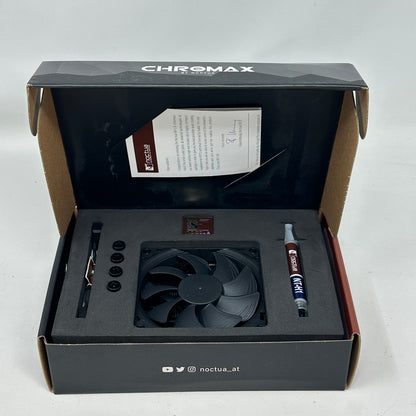 New Noctua NH-L9i chromax.black NH-L9I CH.BK Low Profile CPU Cooler SFF Mini ITX