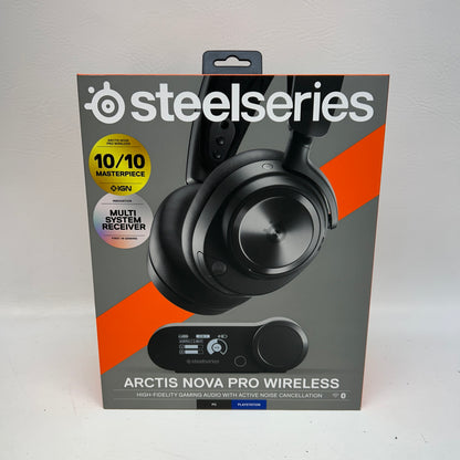 New SteelSeries Arctis Nova Pro Wireless Gaming Headset Black
