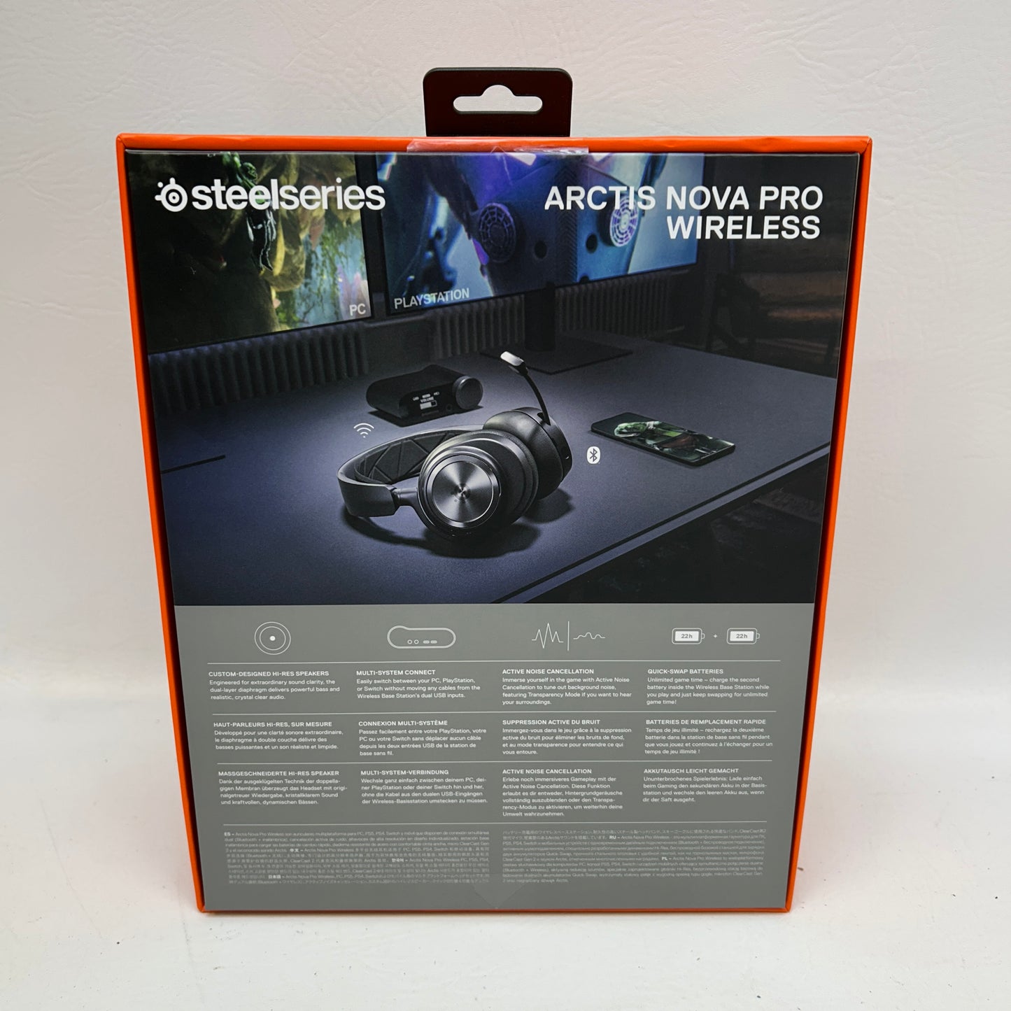 New SteelSeries Arctis Nova Pro Wireless Gaming Headset Black