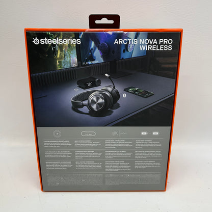 New SteelSeries Arctis Nova Pro Wireless Gaming Headset Black