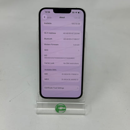 Factory Unlocked Apple iPhone 13 128GB Starlight ML953LL/A