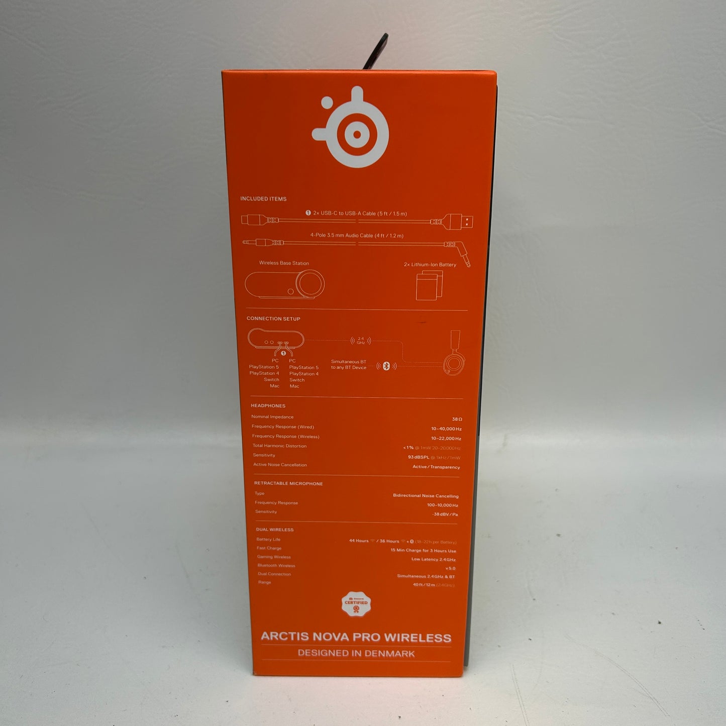 New SteelSeries Arctis Nova Pro Wireless Gaming Headset Black