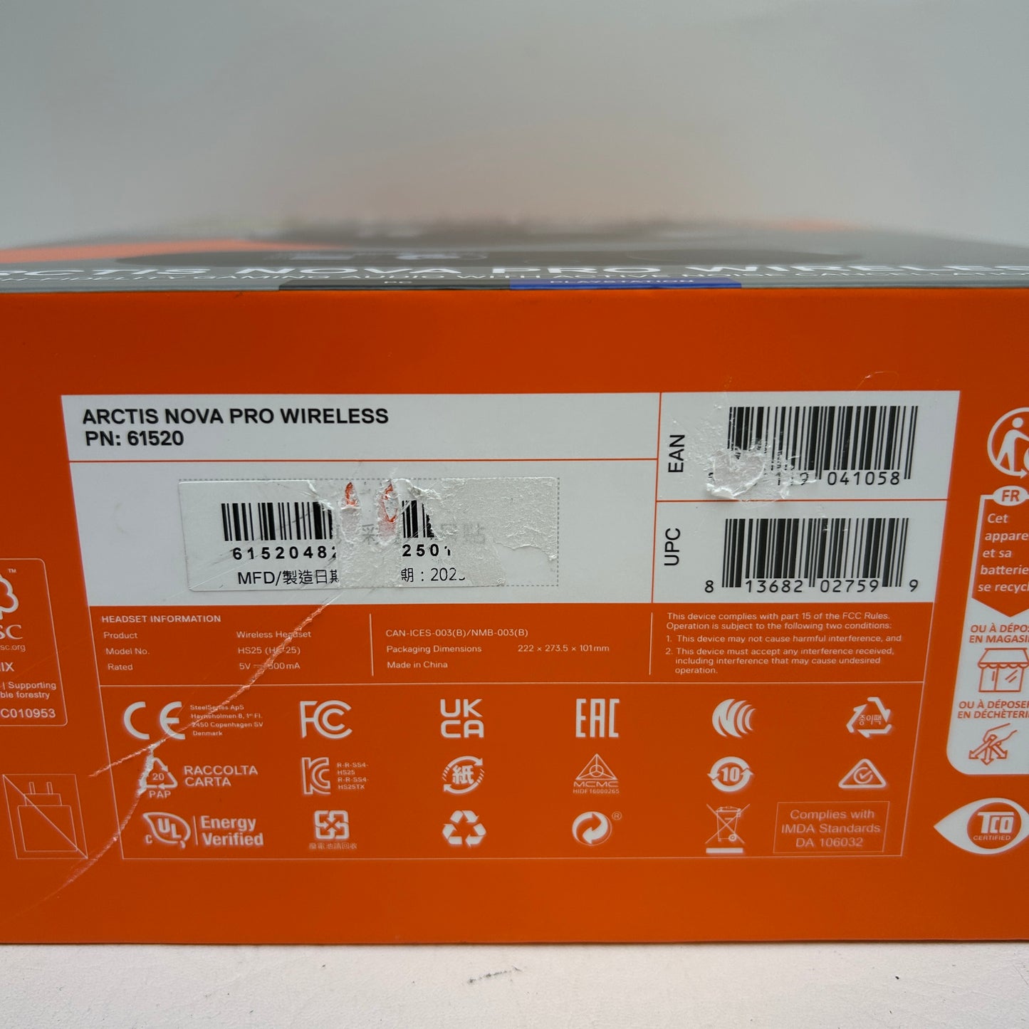 New SteelSeries Arctis Nova Pro Wireless Gaming Headset Black