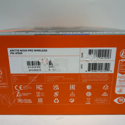 New SteelSeries Arctis Nova Pro Wireless Gaming Headset Black