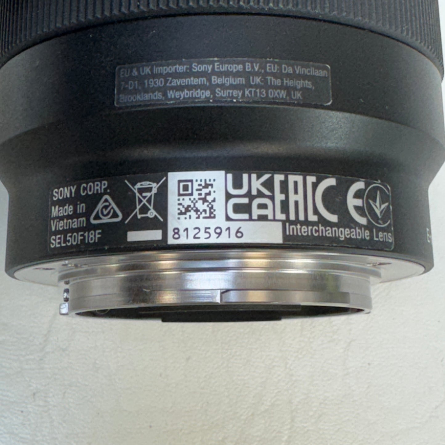 Sony FE 50mm f/1.8 Prime Lens SEL50F18F