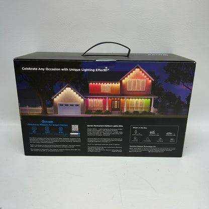 New Govee Permanent Outdoor Lights Elite 100ft RGBICW Smart LED White 92156259