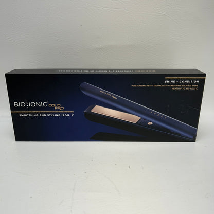 New Bio Ionic GoldPro 1" Smoothing & Styling Iron