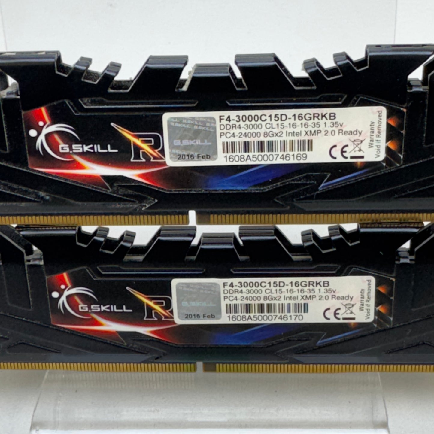 G.Skill RipJaws 4 16GB (2x8GB) RAM DDR4 3000MHz F4-3000C15D-16GRKB