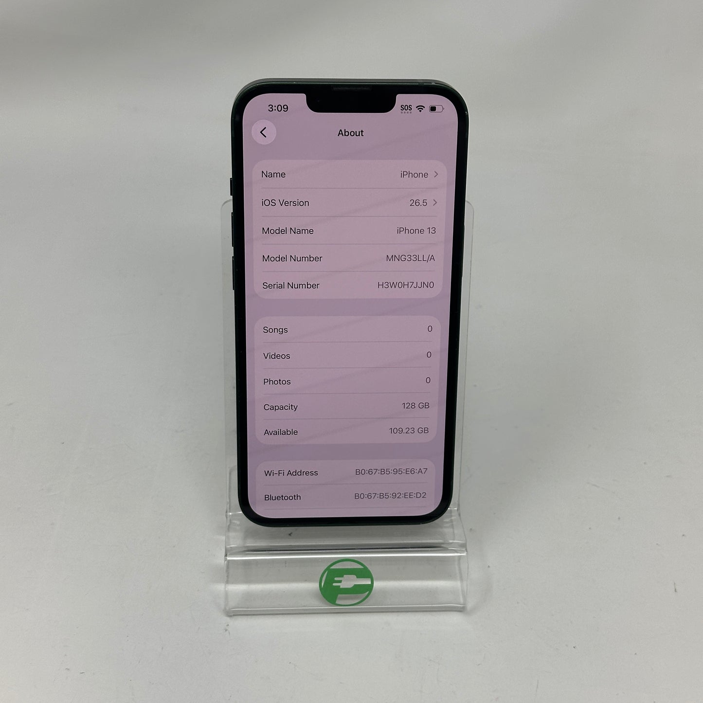 Factory Unlocked Apple iPhone 13 128GB Green MNG33LL/A