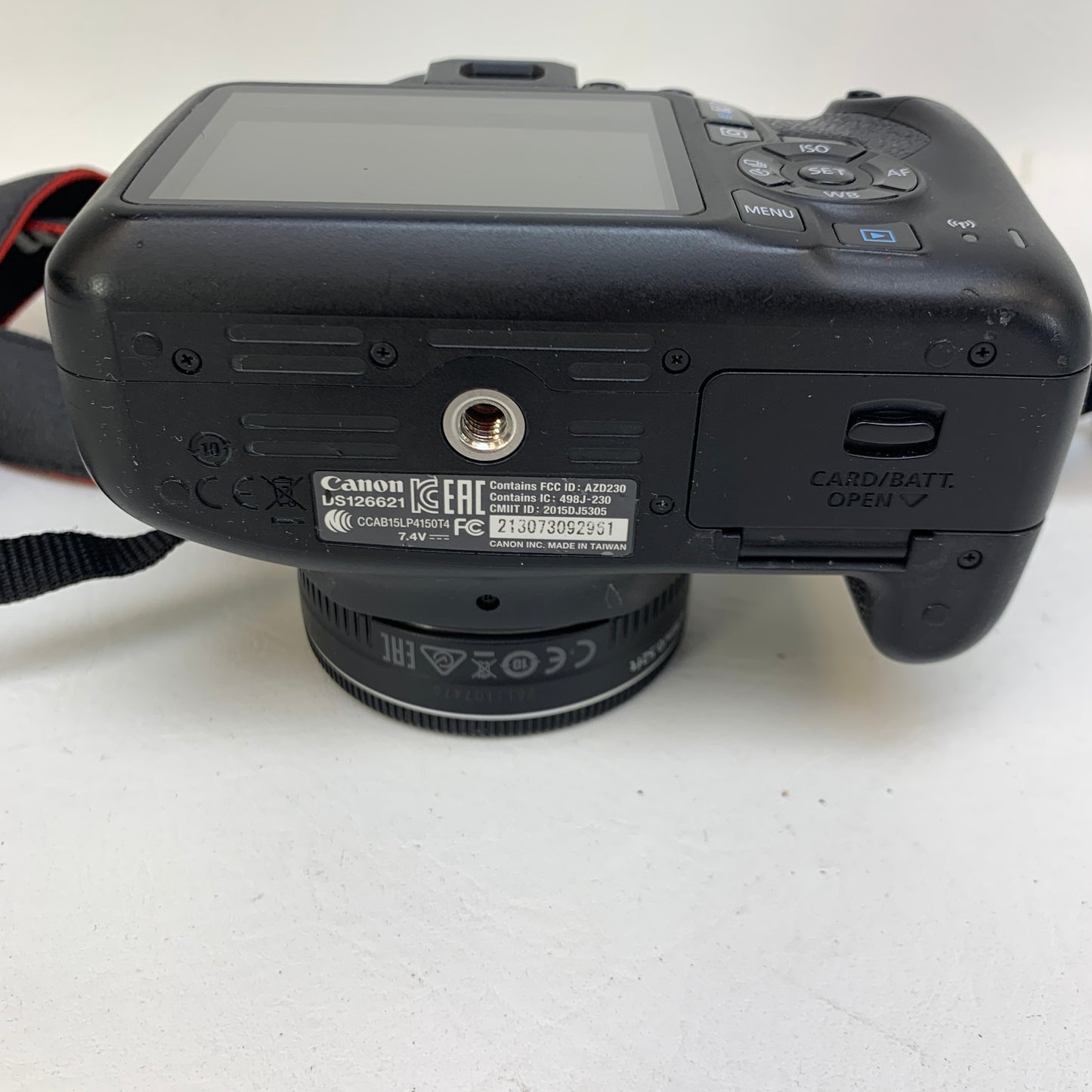 Canon EOS 1300D 18.0MP Digital SLR DSLR Camera w/Canon EF-S 24mm 1:2.8 STM Prime Lens