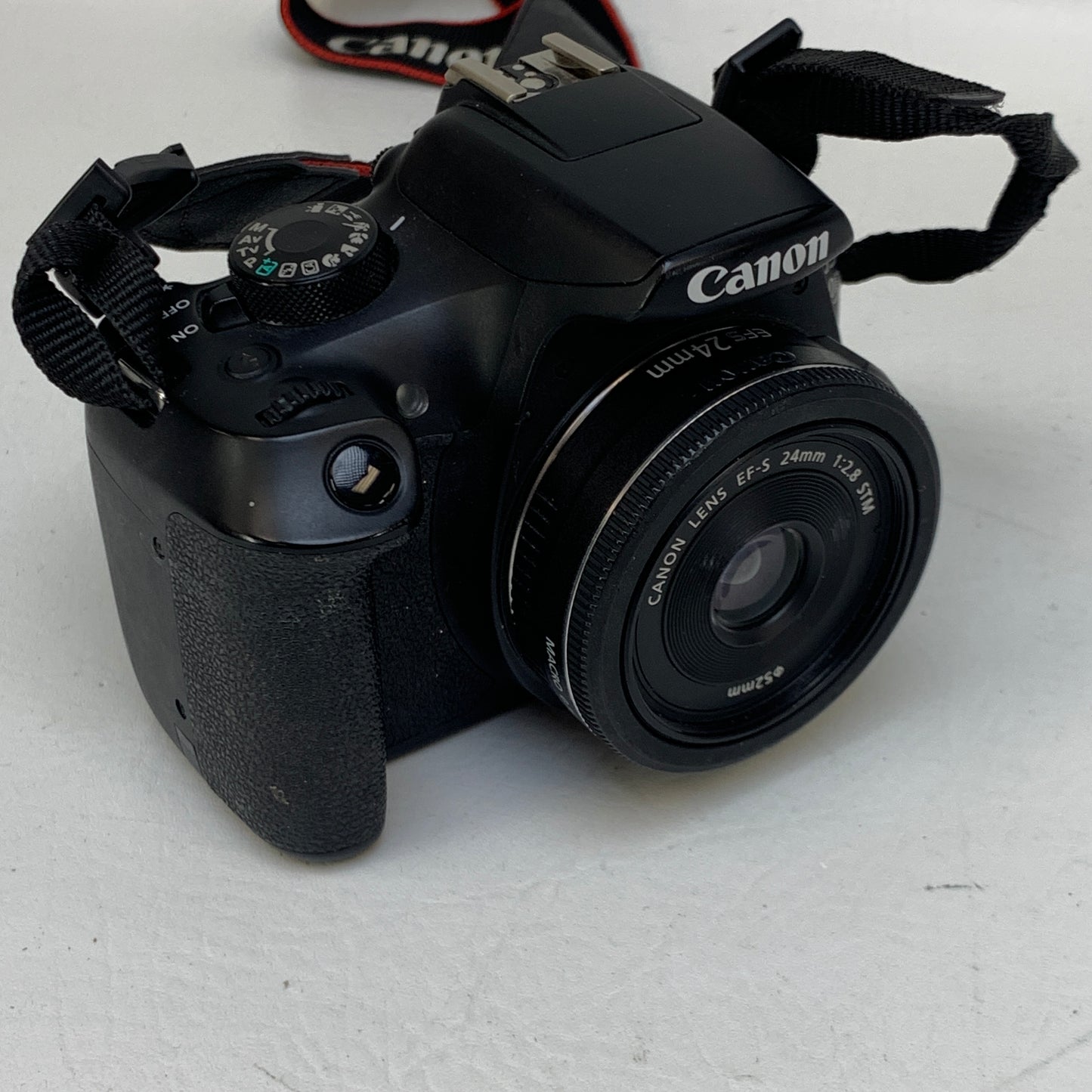 Canon EOS 1300D 18.0MP Digital SLR DSLR Camera w/Canon EF-S 24mm 1:2.8 STM Prime Lens
