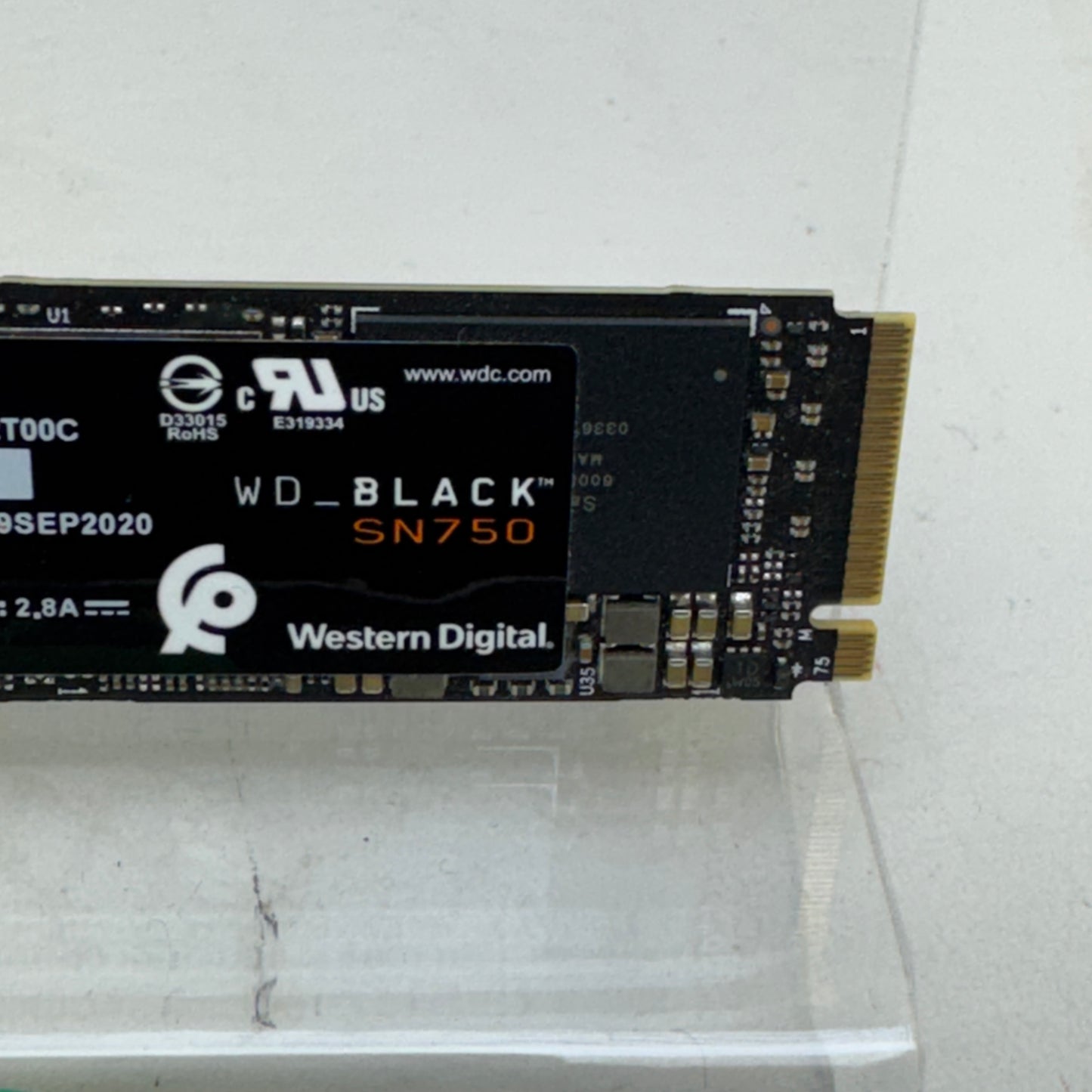 Western Digital WD 2280mm Black SN750 500GB M.2 NVMe Gen 3.0 x 4 SSD WDBRPG5000