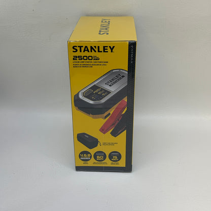New Stanley 2500A Peak Amp Lithium Jump Starter w/ USB & Case LJ25FC