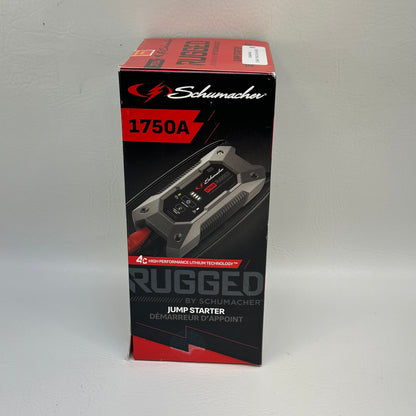 New Schumacher Electric Rugged 1750A Lithium Car Battery Jump Starter SL1669