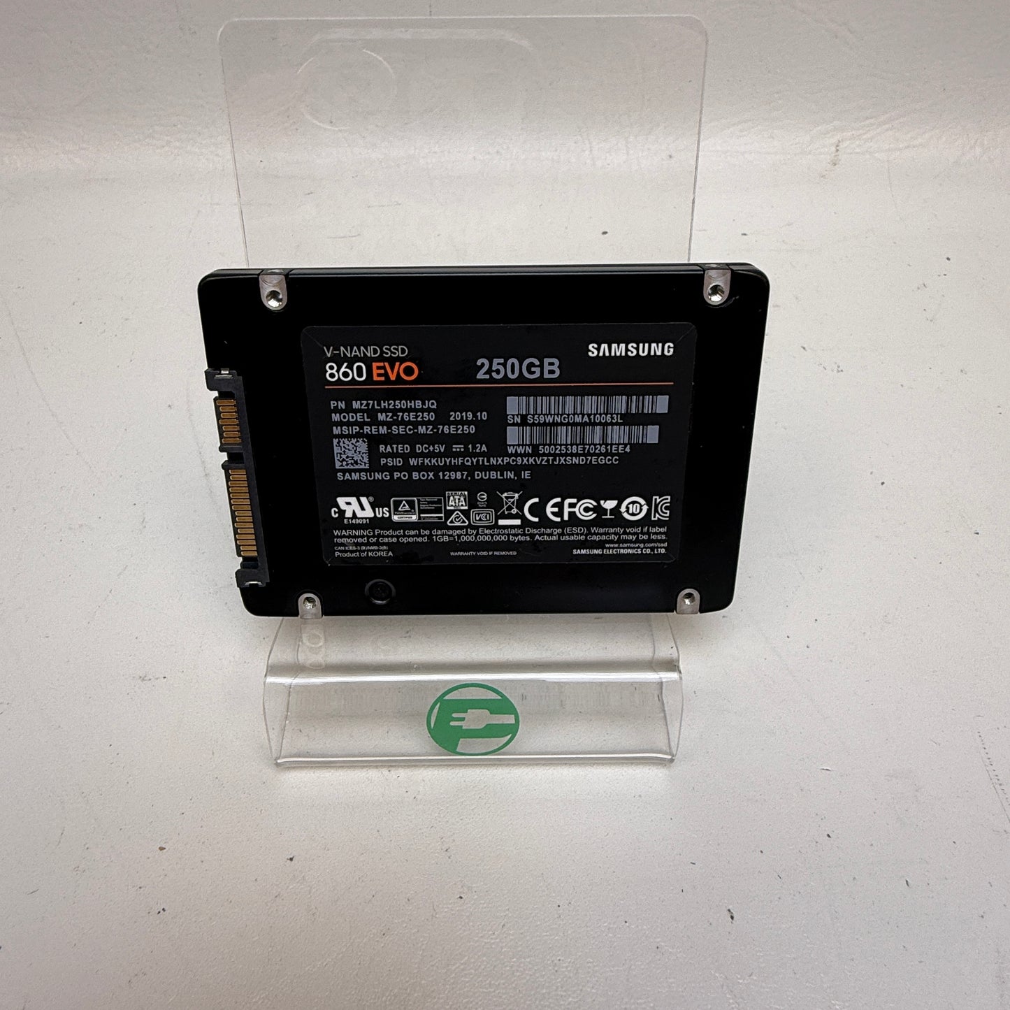 Samsung 2.5" 860 EVO 250GB SATA III 6Gbps SSD MZ-76E250