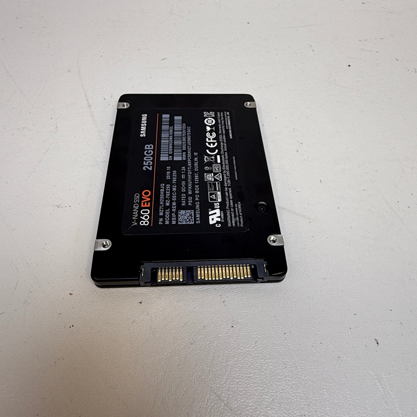 Samsung 2.5" 860 EVO 250GB SATA III 6Gbps SSD MZ-76E250