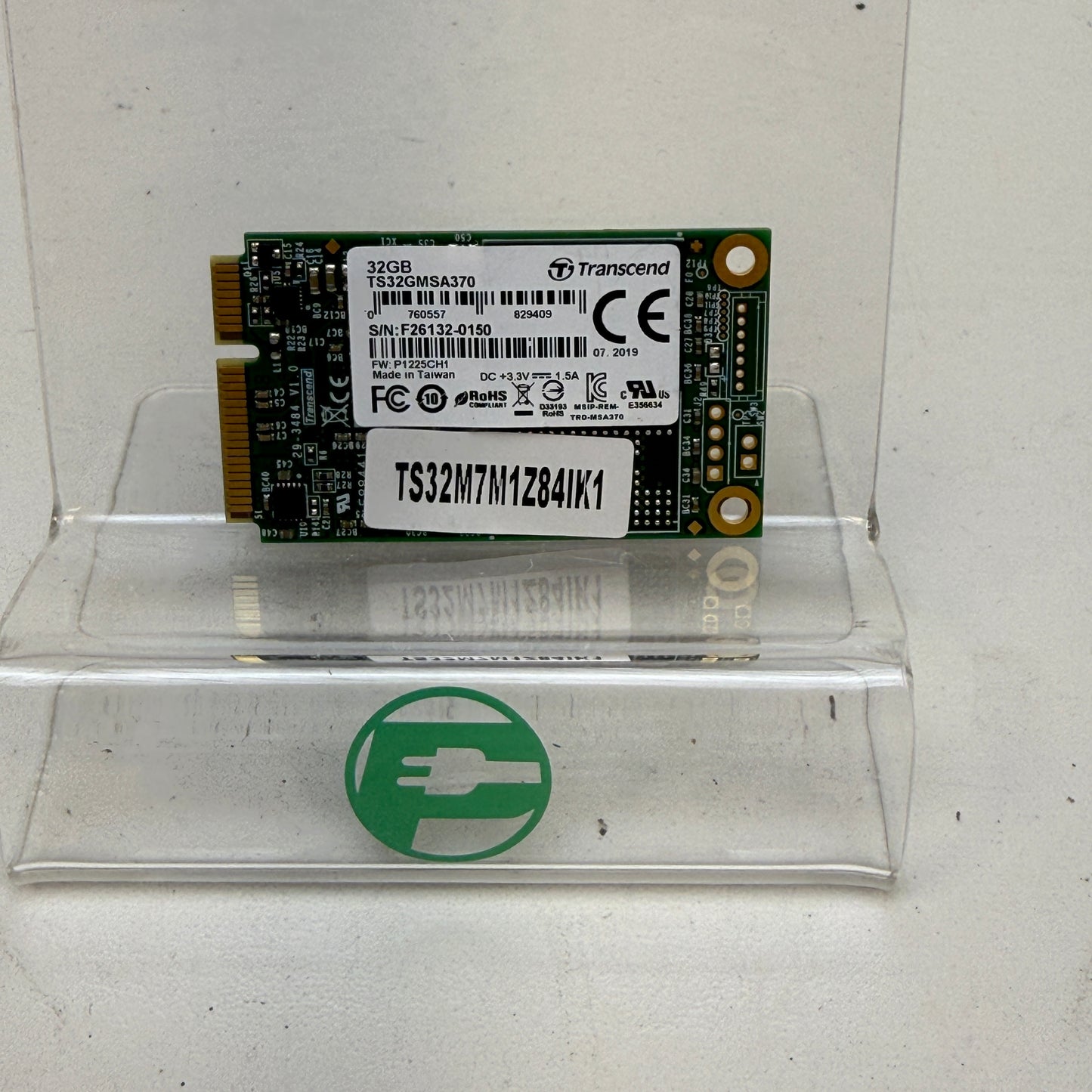 Transcend mSATA  MSA370 32GB SATA III 6Gbps SSD TS32GMSA370