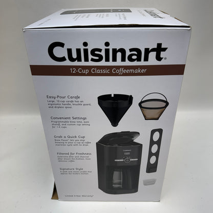 New Cuisinart 12-Cup Classic Automatic Drip Coffeemaker V17158