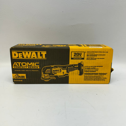 New DeWalt DCS354B 20V MAX Atomic Brushless Oscillating Multi-Tool