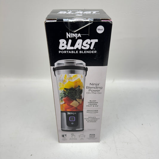 New Ninja Blast Portable Blender 18oz BC151BK Cordless